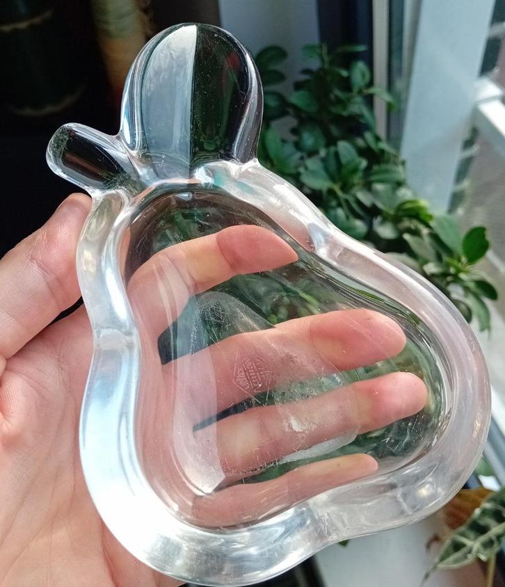 ART VANNES  Franse kristallen glazen perenasbak/kom, Antiek en Kunst, Antiek | Glas en Kristal, Ophalen of Verzenden
