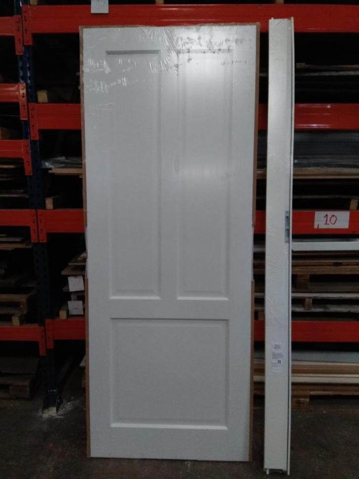 Opdekdeur met stalen montagekozijn, Tuin en Terras, Tuinpoorten, Nieuw, Hout, Ophalen