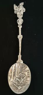 Antieke zilveren lepel " Wintermaand " met inscriptie, Antiek en Kunst, Ophalen of Verzenden