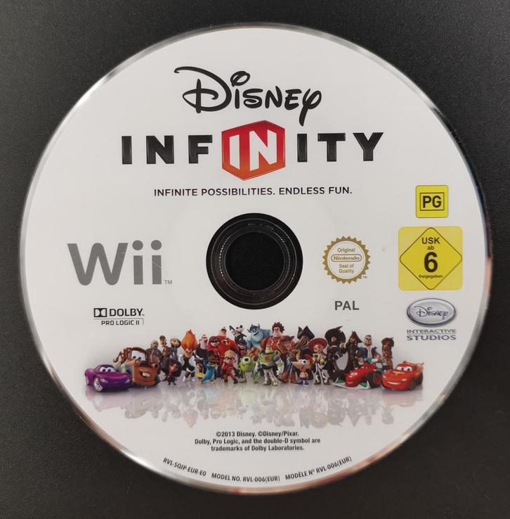 Wii Disc Only Disney Infinity, Spelcomputers en Games, Games | Nintendo Wii, Zo goed als nieuw, Avontuur en Actie, 1 speler, Vanaf 3 jaar