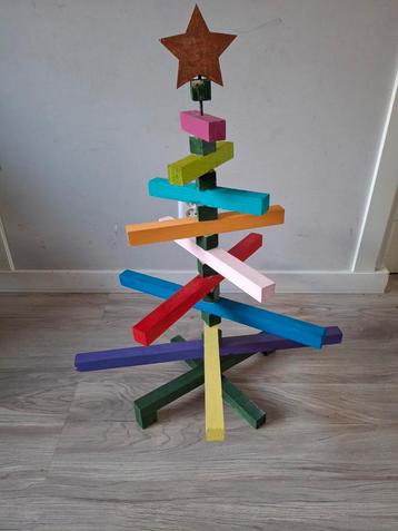 Houten Kerstboompje - Inklapbaar beschikbaar voor biedingen