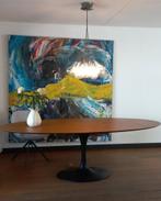 Tulipe houten uittrekbare tafels eero saarinen stoelen, Ophalen of Verzenden