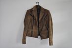 bruine blazer met speciale afwerking, Kleding | Dames, Jasjes, Kostuums en Pakken, Bruin, Verzenden, Maat 42/44 (L), Zo goed als nieuw