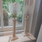 Sfeervolle mooie lampen 2 stuks €35.00, Ophalen, Zo goed als nieuw, Glas, Minder dan 50 cm