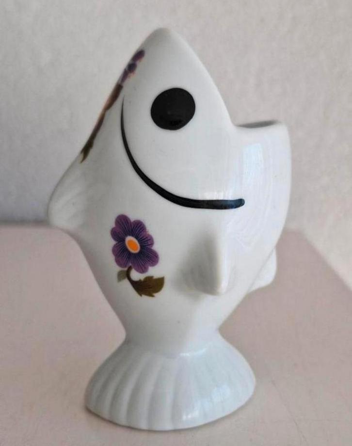 Porseleinen Bloempot Guillen Vis, Tuin en Terras, Bloempotten, Zo goed als nieuw, Aardewerk, Minder dan 40 cm, Minder dan 25 cm