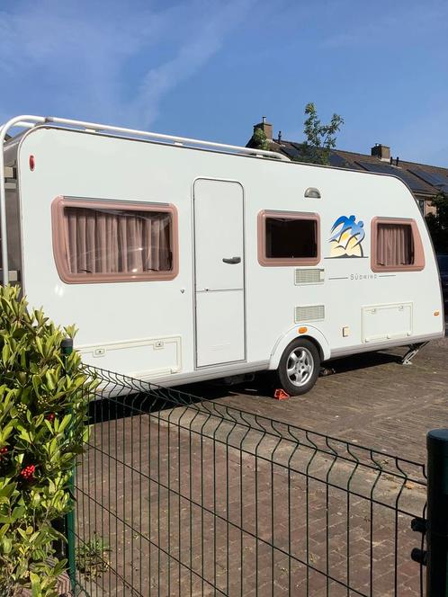 Knaus sudwind 500 eu limited 2004 enkele bedden, Caravans en Kamperen, Caravans, Particulier, tot en met 4, 1000 - 1250 kg, Rondzit