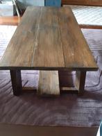 Handgemaakte houten salontafel - 120x60x40 cm, Ophalen, Gebruikt, 100 tot 150 cm, Rustiek
