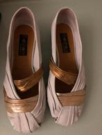 EVERYBODY boterzachte leren schoentje goud/wit mt41, Schoenen met lage hakken, Wit, Everybody, Ophalen of Verzenden