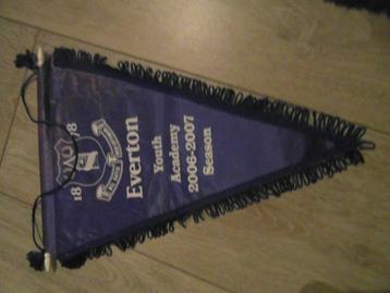 voetbal vaantje 11 x fc everton oud !! zeldzaam  beschikbaar voor biedingen