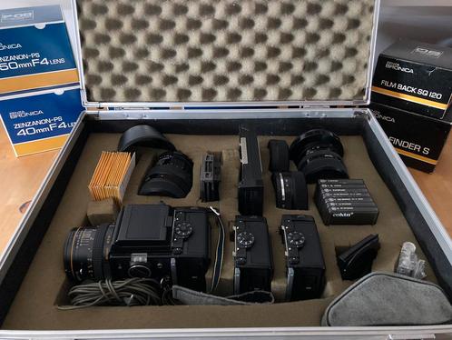 Bronica SQ-A, (40mm, 80mm, 150mm, etc), Audio, Tv en Foto, Fotocamera's Analoog, Zo goed als nieuw, Polaroid, Overige Merken, Ophalen