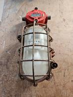 Antieke Industriële Bunker Lamp nr 1, Ophalen of Verzenden