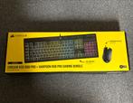 Corsair K55 RGB Toetsenbord & Muis Set, Computers en Software, Toetsenborden, Toetsenbord en muis-set, Ophalen of Verzenden, Zo goed als nieuw