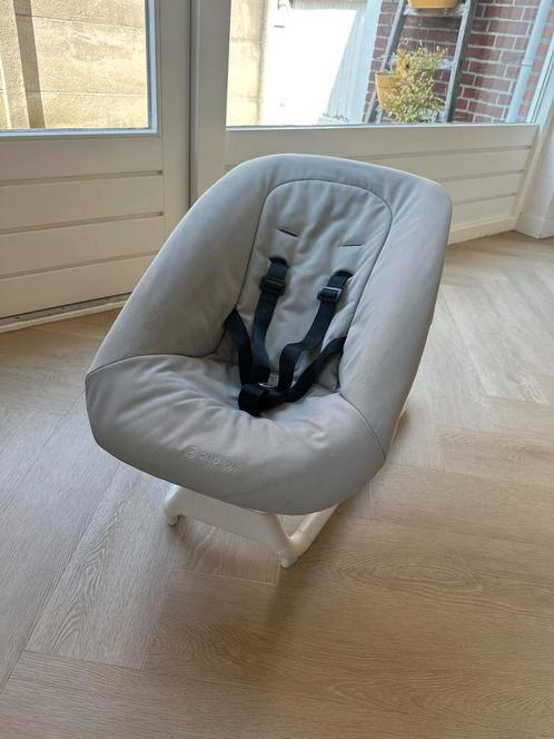 Cybex Lemo Bouncer - Grijs/Wit, Kinderen en Baby's, Wipstoeltjes, Gebruikt, Wipstoel, Overige merken, Met gordel(s) of riempje(s)