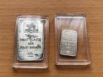 Rami Suisse. Silver art bar. 1 oz & 0,5 oz Zilverbaar setje., Postzegels en Munten, Ophalen of Verzenden, Zilver
