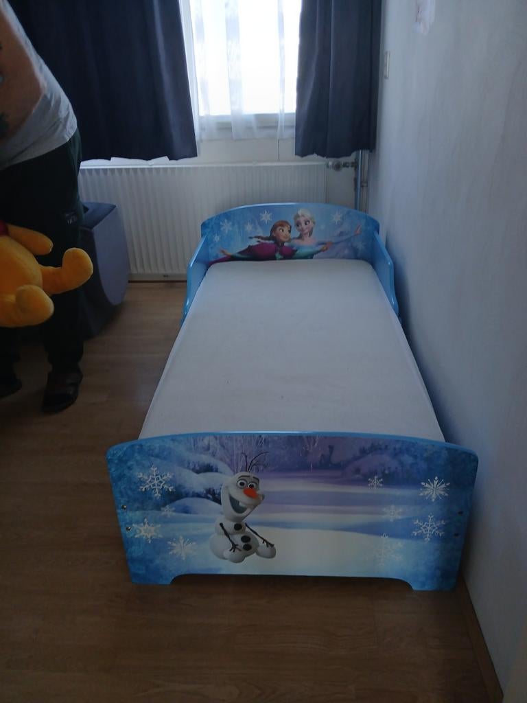 Peuterbed, Kinderen en Baby's, Kinderkamer | Bedden, Ophalen, 140 tot 160 cm, 70 tot 85 cm, Matras