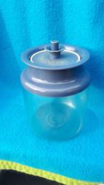 tupperware doos snacktrommel voorraadbus koekjespot, Huis en Inrichting, Keuken | Tupperware, Ophalen of Verzenden, Gebruikt, Blauw