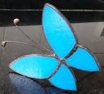 Vlinder glazen plantensteker tiffany glas-in-lood, Antiek en Kunst, Antiek | Glas en Kristal, Ophalen of Verzenden