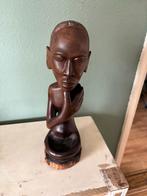 Handgesneden houten beeld – Afrikaanse kunst, Antiek en Kunst, Kunst | Beelden en Houtsnijwerken, Ophalen