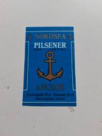 Bieretiket Nordsea Pilsener Anchor., Verzamelen, Biermerken, Ophalen of Verzenden, Zo goed als nieuw, Overige typen, Overige merken