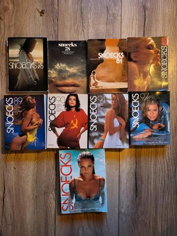 Set Snoecks jaarboeken (1975–2007) – Kunst, fotografie... beschikbaar voor biedingen