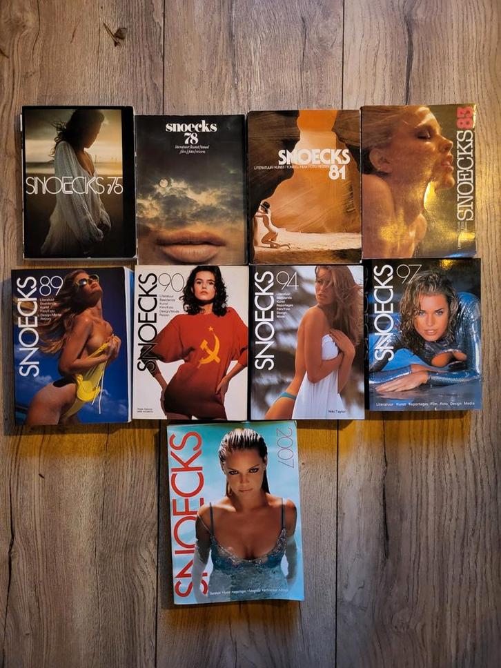 Set Snoecks jaarboeken (1975–2007) – Kunst, fotografie..., Boeken, Kunst en Cultuur | Fotografie en Design, Gelezen, Ophalen of Verzenden