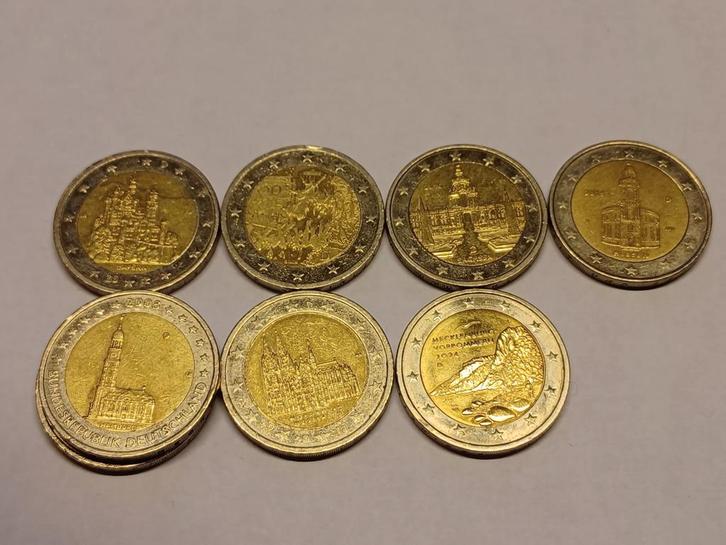 Duitse 2 euromunten, Postzegels en Munten, Munten | Europa | Euromunten, 2 euro, Duitsland, Ophalen of Verzenden