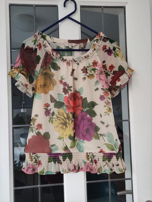 Ted Baker blouse maat 36, Kleding | Dames, Tops, Zo goed als nieuw, Maat 36 (S), Korte mouw, Ophalen of Verzenden