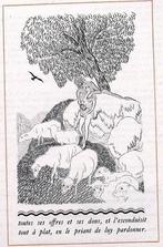 A79-10 Prent Jean Dulac - Reclame Amours de Daphnis et Chloe, Ophalen of Verzenden