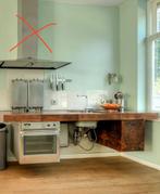 keuken zonder afzuigkap, Huis en Inrichting, Keuken | Complete keukens, Gebruikt, Ophalen of Verzenden, Bruin