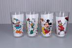 Disney Donald Katrien Duck Mickey Mouse drinkglazen vintage, Verzamelen, Disney, Mickey Mouse, Ophalen of Verzenden, Zo goed als nieuw