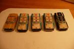 5 blikken autos TAXI AMBULANCE POLICE made in Japan, Ophalen of Verzenden