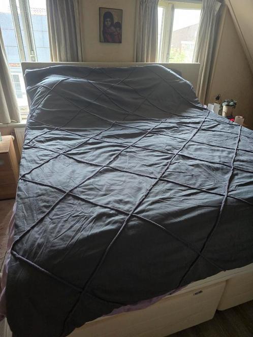 Sprei met ruiten, Huis en Inrichting, Slaapkamer | Beddengoed, Nieuw, Tweepersoons, Ophalen of Verzenden