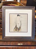 Tekening, Aquarel van Jan Sluijters, Ophalen of Verzenden