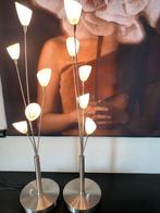 Set, twee tafellampen van Jan de Bouvrie, Huis en Inrichting, Lampen | Tafellampen, Ophalen, Overige materialen, Design modern