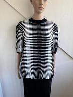 Stroke trui met halflange mouwen maat L zwart wit, Zwart, Maat 42/44 (L), Ophalen of Verzenden, Zo goed als nieuw