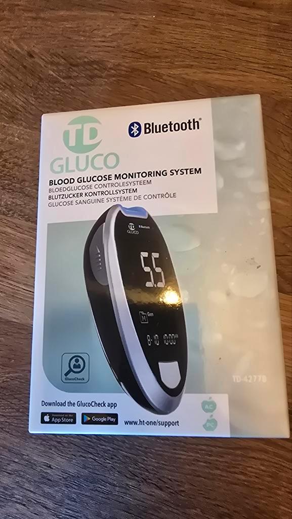 TD Gluco Bloedglucosemeter, Sport en Fitness, Gezondheidsproducten en Wellness, Zo goed als nieuw, Overige typen, Ophalen of Verzenden