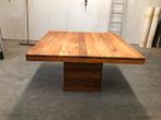 Teak houten tafel 1,40m, 100 tot 150 cm, 100 tot 150 cm, Teakhout, Ophalen of Verzenden