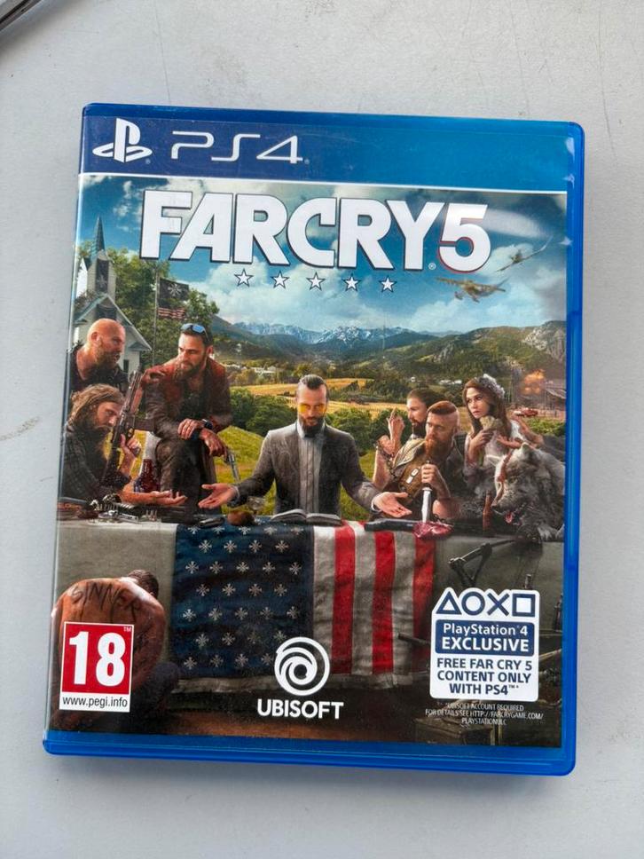 (L) Far Cry 5 – PS4 – Compleet met doos & boekje,Goede staat, Spelcomputers en Games, Games | Sony PlayStation 4, Zo goed als nieuw