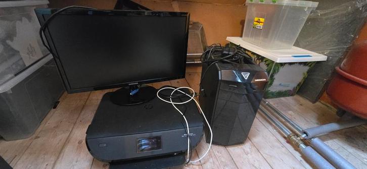 Complete Computer Set met Printer, Computers en Software, Desktop Pc's, Onbekend, Ophalen