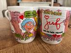 4 Blond mokken Juf, Huis en Inrichting, Keuken | Servies, Blond Amsterdam, Ophalen of Verzenden, Zo goed als nieuw, Kop(pen) en/of Schotel(s)