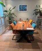 Eettafel - Live Edge - 240x100cm - Woerden, Ophalen, 200 cm of meer, 50 tot 100 cm, Zo goed als nieuw