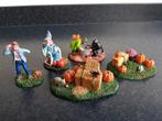 5x figuren met pompoen Defect! Lemax Spooky town Halloween, Diversen, Kerst, Ophalen of Verzenden, Gebruikt