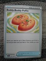 Buddy-buddy poffin (trainer kaart?, Hobby en Vrije tijd, Verzamelkaartspellen | Pokémon, Foil, Ophalen of Verzenden, Losse kaart