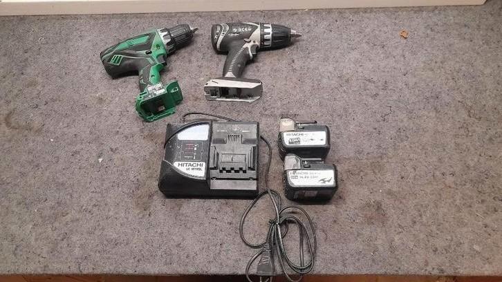 Hitachi panasonic accu batterij boormachine schroefmachine t, Doe-het-zelf en Verbouw, Gereedschap | Boormachines, Gebruikt, Boor- en Schroefmachine