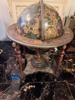 Antieke Globe op Houten Standaard, Ophalen of Verzenden