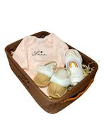 Kraamcadeau mand bruin, Kinderen en Baby's, Kraamcadeaus en Geboorteborden, Ophalen of Verzenden, Nieuw, Kraamcadeau