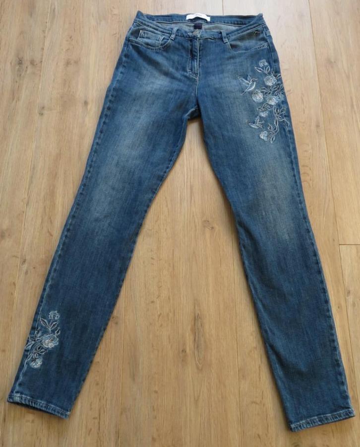 Brax spijkerbroek stretch, Kleding | Dames, Broeken en Pantalons, Zo goed als nieuw, Maat 36 (S), Blauw, Lang, Ophalen of Verzenden