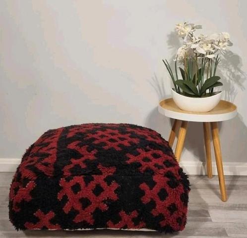 Vintage berber poef,marokkaanse zitkussen incl.verzending, Huis en Inrichting, Banken | Voetenbanken en Poefen, Nieuw, 50 tot 75 cm
