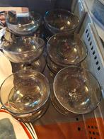 Vintage Arcopal Rookglas IJscoupes & Waterglazen, Antiek en Kunst, Ophalen of Verzenden