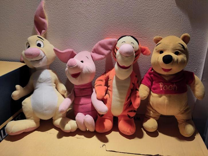 Disney's Winnie the Pooh knuffels, Verzamelen, Disney, Gebruikt, Knuffel, Winnie de Poeh of vrienden, Ophalen of Verzenden